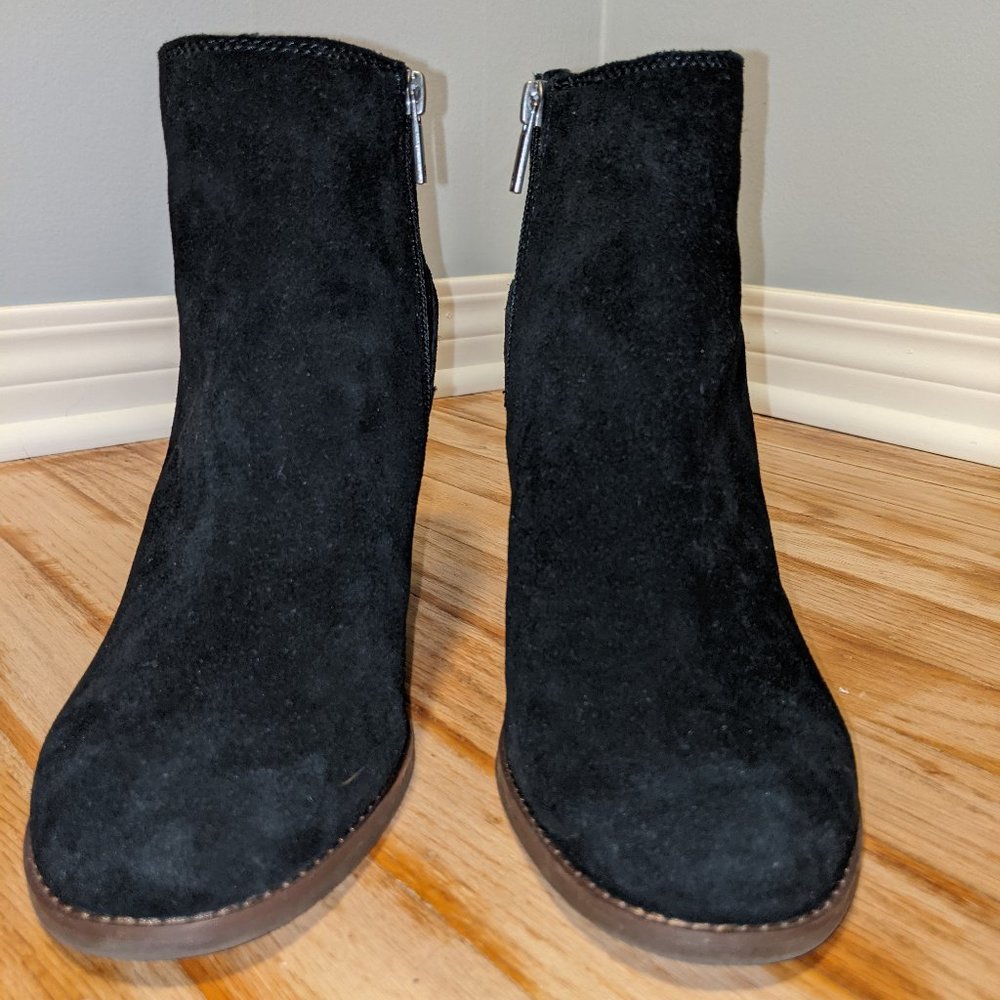 Lucky Brand Black Suede Boots
